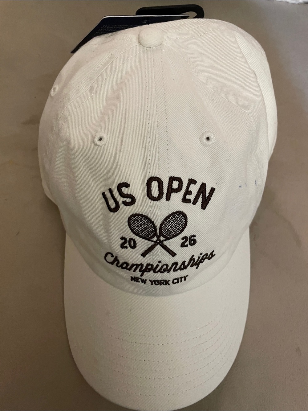 US Open Championships 2026 off White Baseball Cap